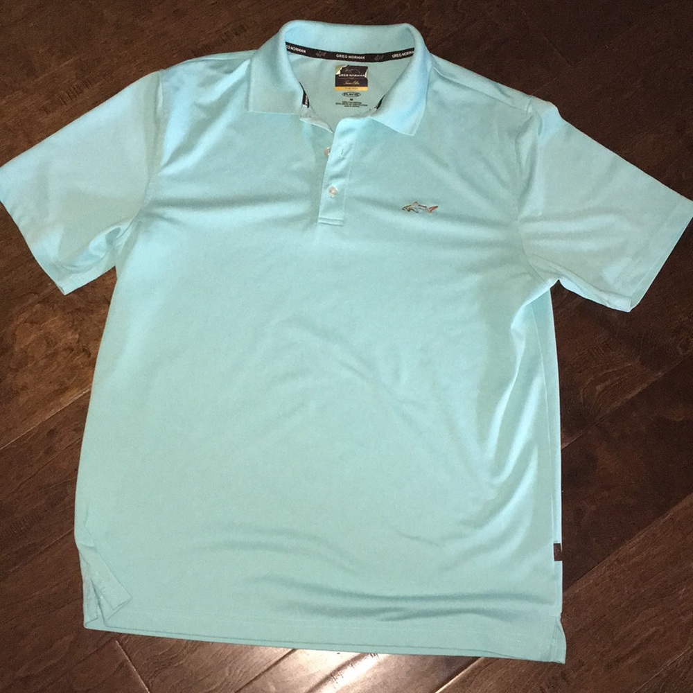 Greg Norman size medium coffee shirt